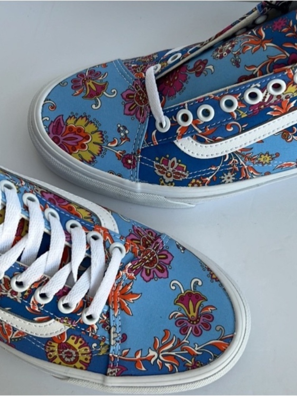 VANS LIBERTY FLORAL OLD SKOOL SNEAKERS 5.5 - Picture 3 of 11